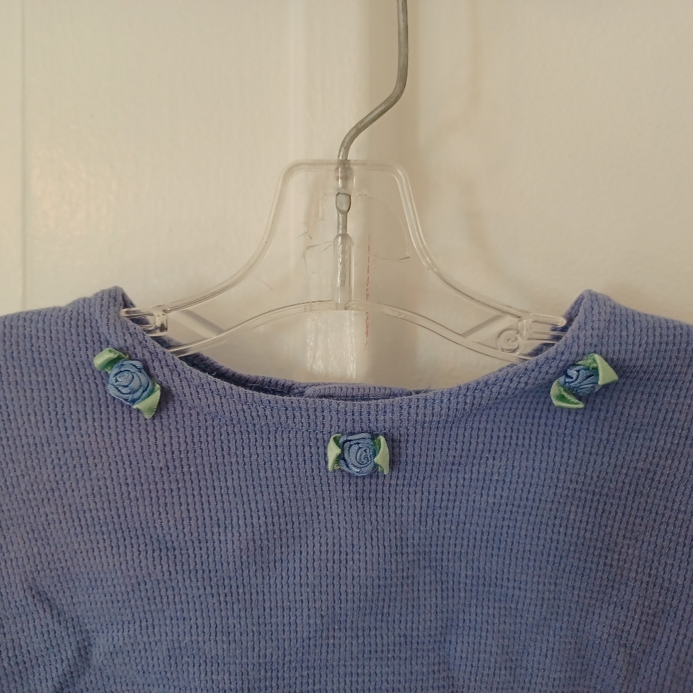 Girls toddler top with rosette detail 18m